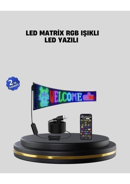 Rgb LED Panel Renkli Işık Efektli Dekoratif Aydınlatma