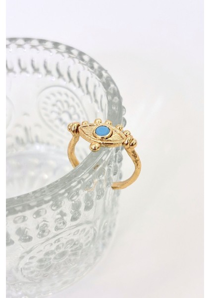 Eye Of The Goddess No:1 Altın Kaplama Yüzük