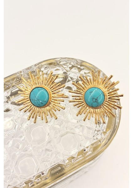 Breath Of The Sun No:1 Altın Kaplama Küpe