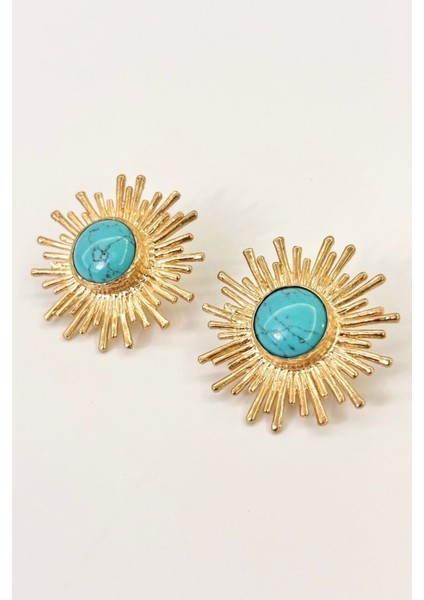 Breath Of The Sun No:1 Altın Kaplama Küpe modelleri