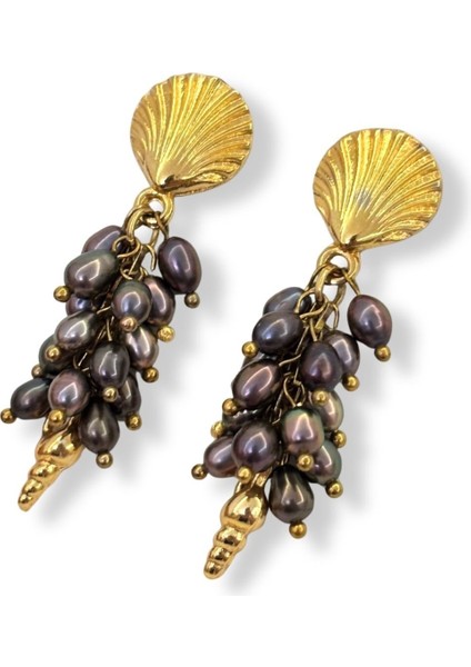 Ocean’s Whisper No:1 Altın Kaplama Küpe fırsatları