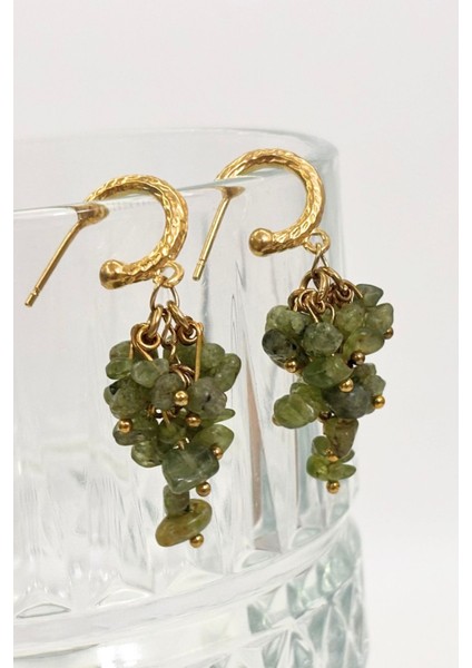 Sacred Echoes No:1 Altın Kaplama Küpe