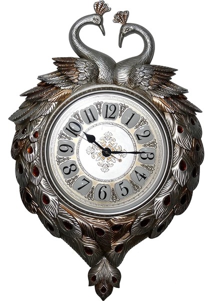 Mulvxkrg KRG02 Duvara Asmalı Tavuskuşu Saat ALK1673 (Mulvix)