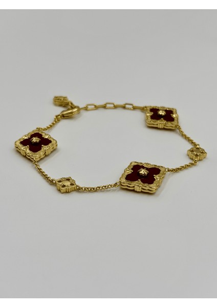 Vivienne No:1 Bordo Çelik Bileklik fiyatları