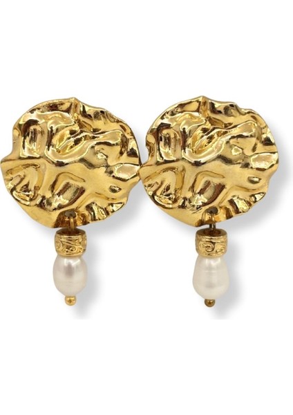 Lune Blanche No:1 Altın Kaplama Küpe fiyatları