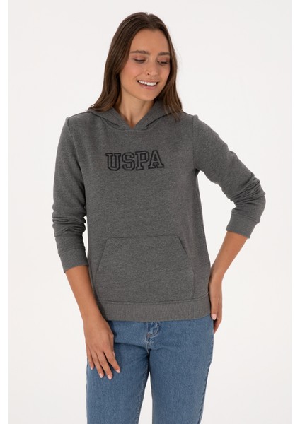 Kadın Antrasit Melanj Sweatshirt 50313566-VR081 modelleri