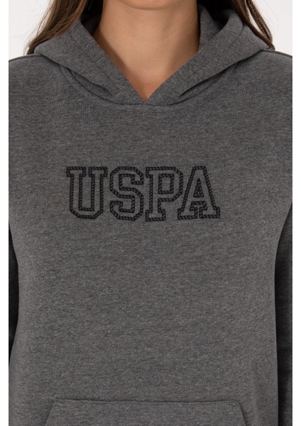 Kadın Antrasit Melanj Sweatshirt 50313566-VR081