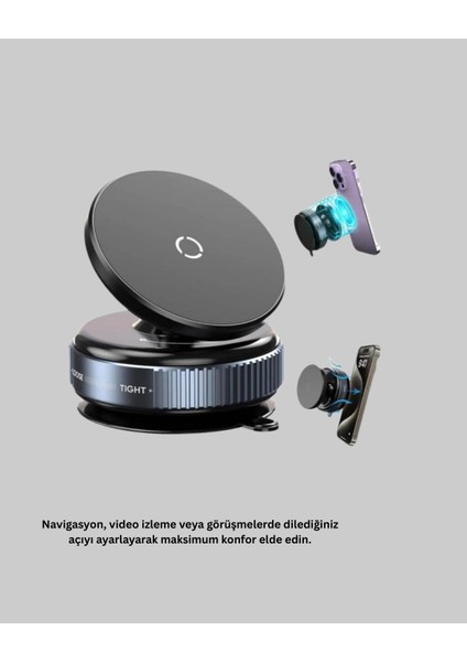 Araç Içi Telefon Tutucu Güçlü Manyetik Vakumlu Model modelleri