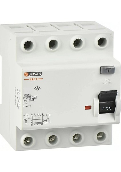 4X40A 30MA Kaçak Akım Rolesi Ka3 4-40/30 30MA