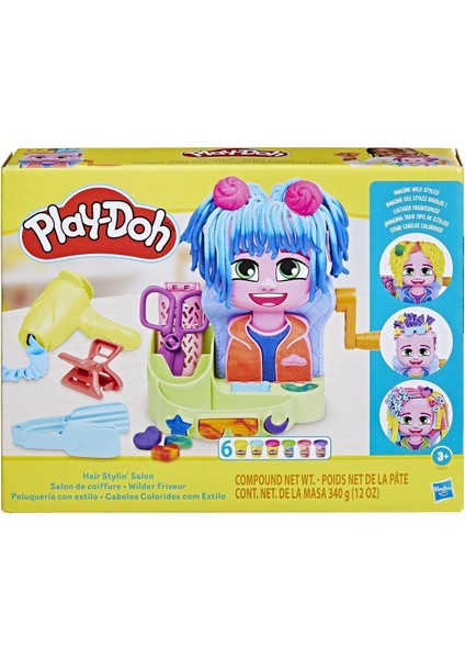 F8807 Play-Doh Renkli Kuaför Salonu+3 Yaş