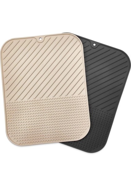 Silikon Kaydırmaz Mutfak Için Bulaşık Matı, Çok Amaçlı Kurutmalık 36X28CM fırsatları