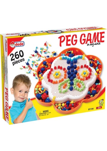 01144 Fen Toys - Çivi Oyunu / In-My-Mind Ped Game 260 Parça / +3 Yaş