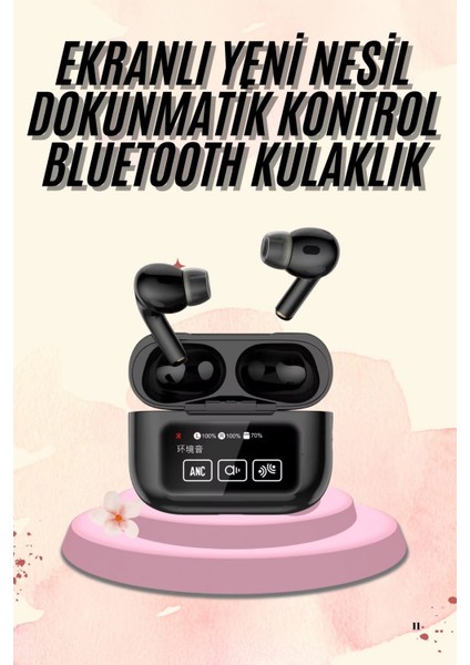 Yeni Nesil Pro Ekranlı Bluetooth Kulaklık 5.0 Bluetooth