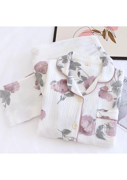 Organik Pamuk Müslin Kumaş Pijama Takımı fırsatları