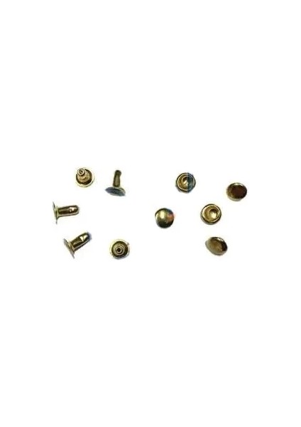 Rivet Perçin - 6mm, Sarı, 1000 Adet