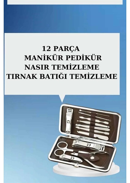 12 Parça El Ayak Temizleme Pense Kir Temizleme Aparatı Kaş Cımbızı fırsatları