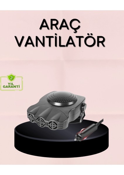 Kışın Isıtıcı Yazın Soğutucu Araç Fanı