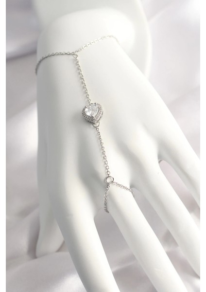 Bfs 316L Çelik Gümüş Renk Kalp Model Şahmeran