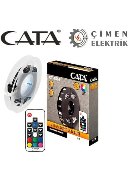 Cata Ct 4566 Tv Rgb Şerit LED Seti