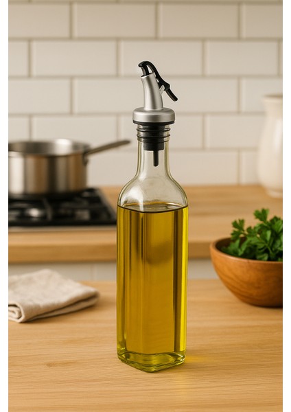 🏷️ Paslanmaz Çelik Otomatik Yağlık Başlığı – Sızdırmaz, Kapatılabilir Tıpa, Şık Metal Kapaklı Yağ ve Sirke Dökücü Aparat modelleri