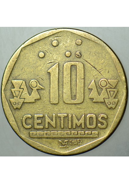 Peru 10 Centimos 1993. fiyatları