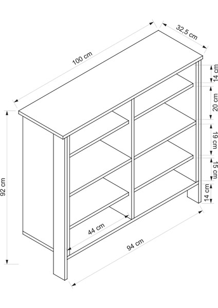Palermo Ayakkabılık Çok Amaçlı Dolap Dresuar Traverten modelleri