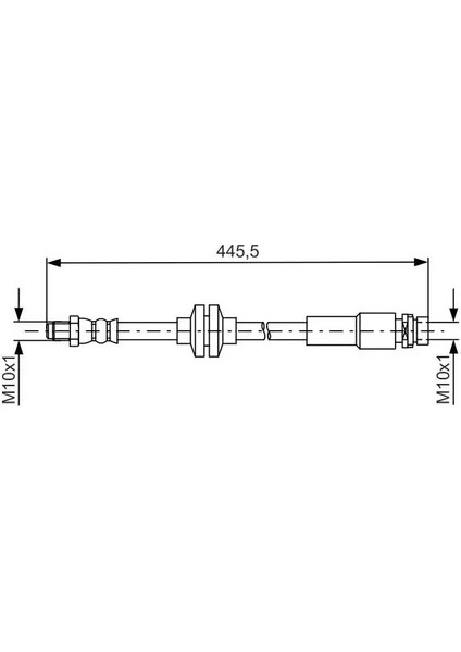 1987481668 Fren Hortumu Arka 1681131 AV612282AC