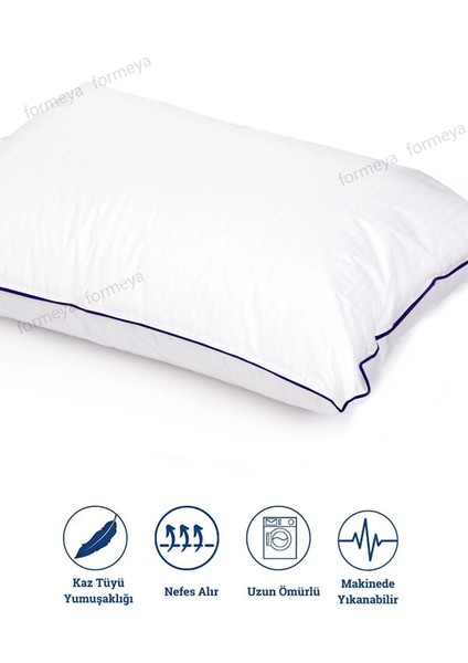 Climate %100 Pamuk Dış Kumaş Nano Jel Yastık Otel Yastığı 50*70 cm 1200 Gram