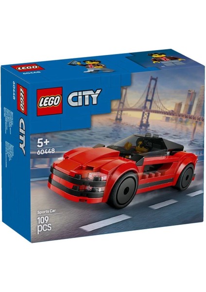60448 LEGO City Kırmızı Spor Araba 109 Parça +5 Yaş