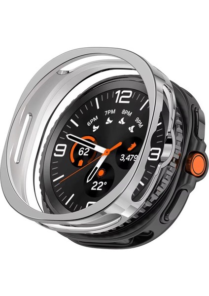 Samsung Galaxy Watch 8 Classic 46MM Önü Açık Tasarım Rubber Silikon Kılıf - AL3172