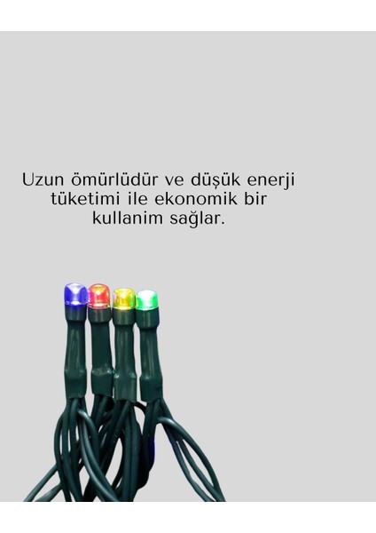 8 Modlu Zaman Ayarlı LED Perde Işık – Bahçe ve Balkon Dekorasyonu fırsatları