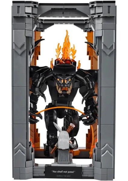 10367 LEGO Icons - Yüzüklerin Efendisi: Balrog™ Kitaplık Dekoru 1201 Parça +18 Yaş fiyatları
