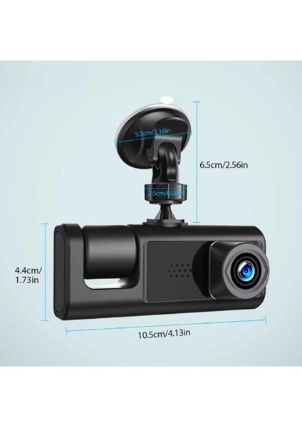 S-1 1080P Araç Içi Kamera 3 Kameralı ( Ön Görüş - Geri Görüş - Iç Görüş ) Gece Görüşlü modelleri