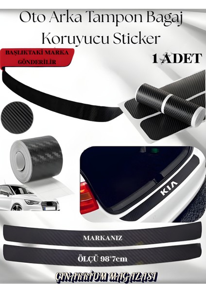 Volkswagen Bora Için Yerli Üretim Aksesuar Oto Arka Tampon Bagaj Koruyucu Sticker 1 Adet fiyatları