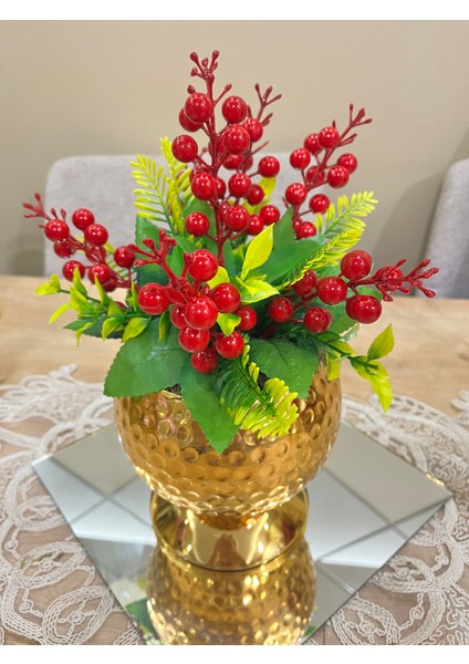 Yılbaşı Kokina Çiçeği Hediyelik Yılbaşı Vazosu fiyatları