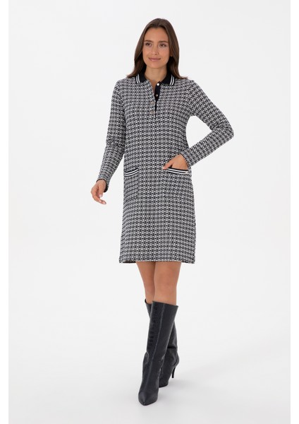 Kadın Lacivert Elbise (Örme) 50309094-VR033