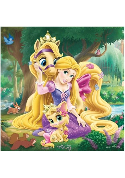 93465 Palace Pets Belle, Cinderella, Rapunzel 3X49 Parça Ravensburger Puzzle modelleri