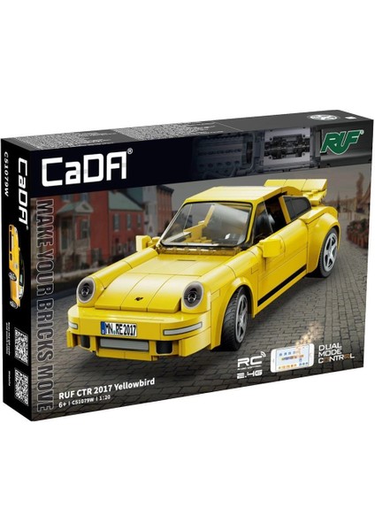 C51079W Cada Ruf Ctr 2017 Yellowbird Blok Seti 222 Parça -Vagon Life