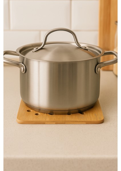 🌿 Doğal Bambu Kare Nihale – Isıya Dayanıklı, Kaymaz, Şık ve Dayanıklı Mutfak Altlığı fiyatları