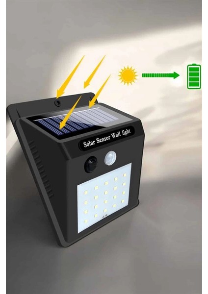 Güneş Enerjili Bahçe Lambası Solar Gece Aydınlatma Sensörlü Lamba modelleri