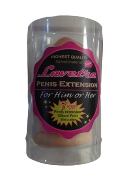 Lavetra Tırtıklı 7 cm Dolgulu Prezervatif