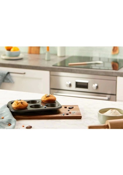 Cupcake Fırın Kalıbı 6 Büyük Bölmeli 6 Bölmeli Muffin Kek Kalıbı indirimleri