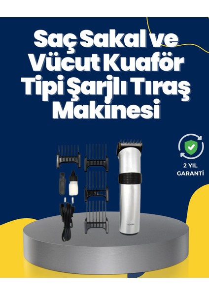 5 Farklı Kesim Tarağıyla Gelen Çok Amaçlı Tıraş Cihazı