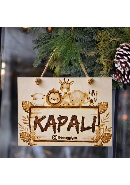 Firmalara Özel Dış Mekan Kapı Süsü Açık-Kapalı fırsatları