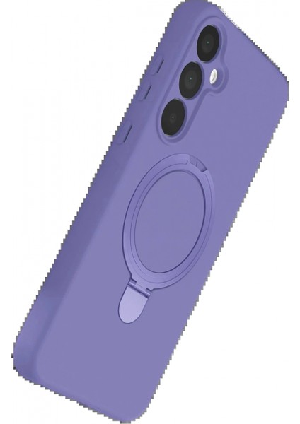Samsung Galaxy A55 5g Regal Magsafe Standlı Kapak - Lila fırsatları