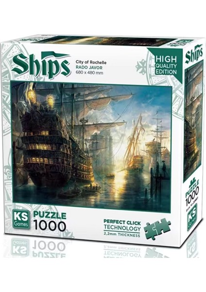 Ks Games City Of Rochelle Puzzle 1000 Parça 20681 fiyatları