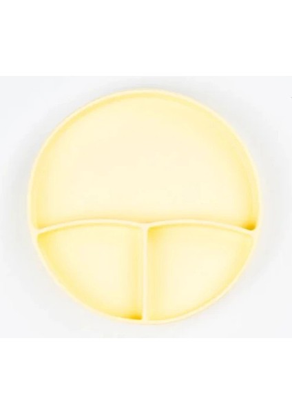 Sarı 3’lü Silikon Yemek Seti – Önlük + Diş Kaşıyıcılı Kaşık + Vakumlu Tabak fırsatları