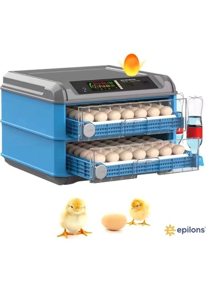Tam Otomatik 128 Yumurta Kapasiteli Kuluçka Makinesi - Civciv Kaz Hindi Ördek Yetiştiriciliği Wifi Kamera Hediyeli indirimleri