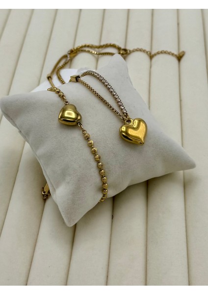 Öğretmenler Günü Orijinal Kadın Kol Saati 2 Yıl Garantili Çelik Kolye ve Bileklik Seti DKHB26 fiyatları