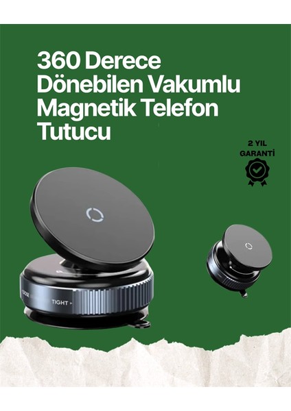 360° Ayarlanabilir Manyetik Araç Telefon Tutucu – Kompakt ve Pratik Tasarım